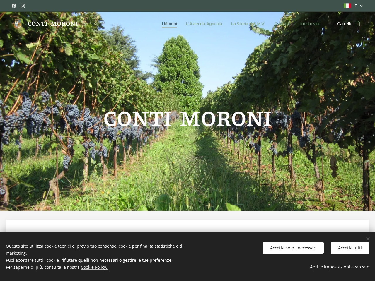 Anteprima del sito Conti Moroni